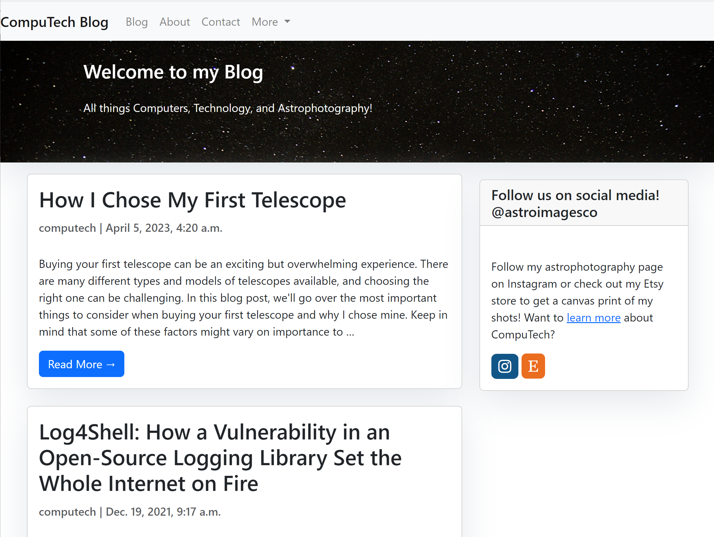 The Computechblog website